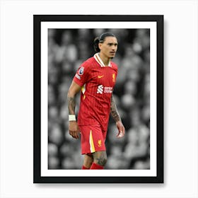 Darwin Nunez Of Liverpool And Brentford Fc Art Print