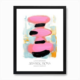 Pink Pop Painting Abstract 2 Exhibition Poster Art Print