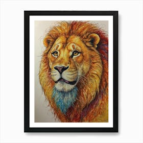 Lion! 3 Art Print