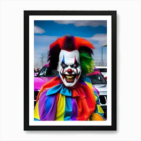 Very Creepy Clown - Reimagined 19 Art Print