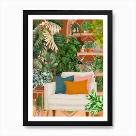 Cozy Plant Interior Art Print