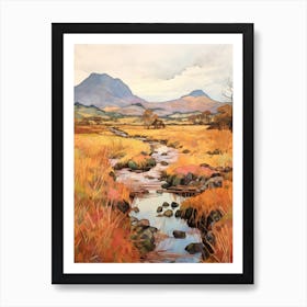 Autumn National Park Painting Killarney National Park Ireland 2 Art Print