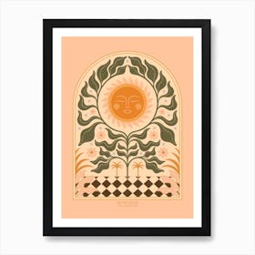 Sunfleur Floral Sunflower   Art Print