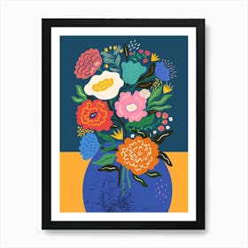 Flowers In A Vase 7 Art Print