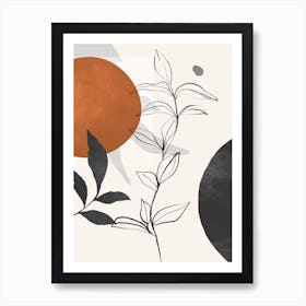 Abstract Botanical Art Print