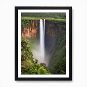 Kaieteur Falls, Guyana Realistic Photograph (3) Art Print