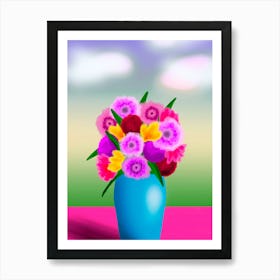 Vase Of Flowers Art Print