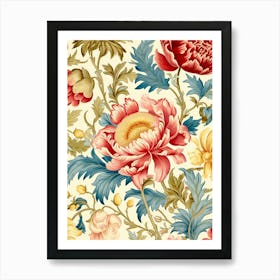 Floral Pattern 40 Art Print