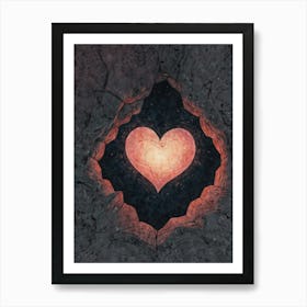 Heart Of Stone 6 Art Print