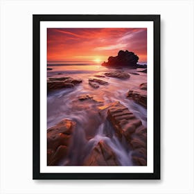 Sunset in California Art Print