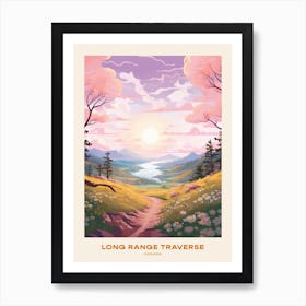 Long Range Traverse Canada 1 Hike Poster Art Print