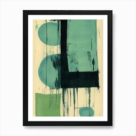 'Green And Blue' Art Print