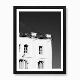 Building In Black And White 1 Art Print