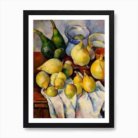 Bamboo Shoots 2 Cezanne Style vegetable Art Print