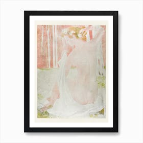 Nymph Crowned With Daisies, Maurice Denis Art Print