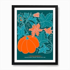 Flowering Pumpkin Art Print