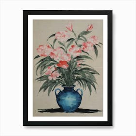 Chinese Flower Painting Art Print