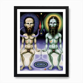 Deity's Dichotomy Art Print