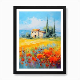 Poppies In The Field 1 Art Print