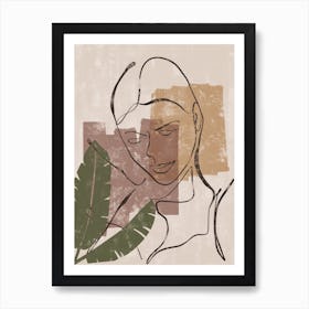 Portrait Of A Woman 1 Art Print