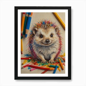 Hedgehog 27 Art Print