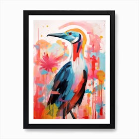 Bird Painting Collage Albatross 1 Art Print