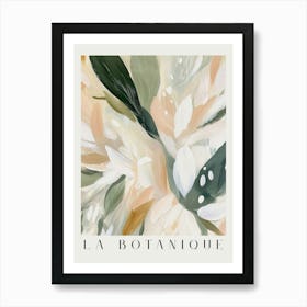 Soft modern botanicals in pastel hues in a minimalist aesthetic – Scandinavian style abstract floral illustration botanical print - contemporary wall art perfect for calm bedrooms, elegant offices, or nature inspired feminine decor 5 Art Print