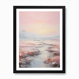 Dreamy Winter Painting Iceland 3 Art Print