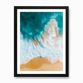 Aerial View Of A Beach 47 Art Print