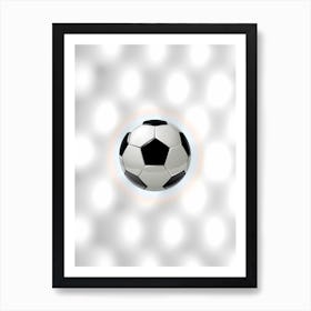 Rainbow Ball Football Theme Affiche