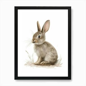 Britannia Petite Rabbit Nursery Illustration 1 Art Print