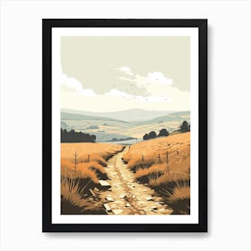 The South Tyne Trail England 2 Hiking Trail Landscape Art Print