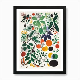 Pepino Fruit Drawing 1 Art Print