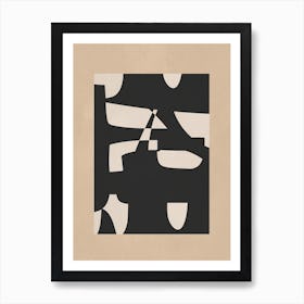 Modern Abstract Minimal Art 4 Art Print