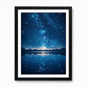 Night Sky With Stars 8 Art Print