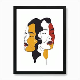 Two Women In Love 5 Art Print