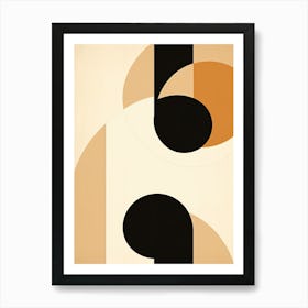 Beige Bauhaus Rheine Radiance Art Print