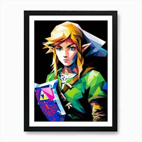 Legend Of Zelda Link 1 Art Print