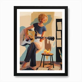 Acoustic Guitar Art Print