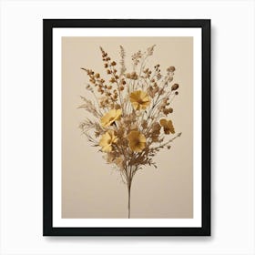 Fleurs Sechees, Dried Flowers Exhibition Poster 23 Art Print (6) Art Print