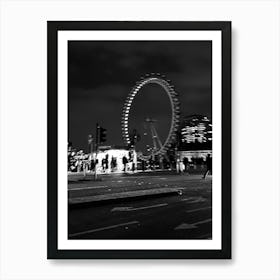 London Eye At Night Art Print