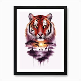 Tiger 6 Art Print