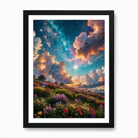 Virtual World Artwork 7 Art Print