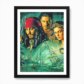 Pirates of the Caribbean 4 Art Print