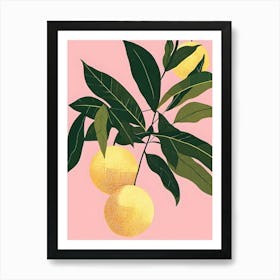 Juicing Lemons Art Print