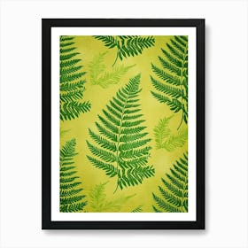 Pattern Poster Asparagus Fern 2 Art Print