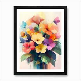 Flowers In A Vase 15 Art Print