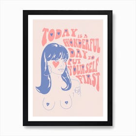 Wonderful Day Feminist Art Print