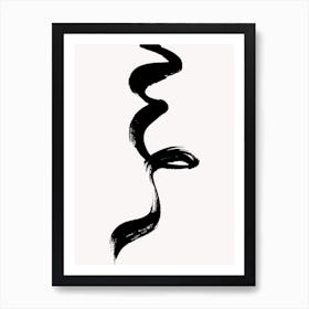 Brush Stroke Contemporary Art Print