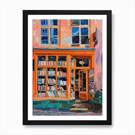 Copenhagen Book Nook Bookshop 2 Art Print